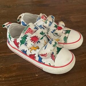 Converse Dino Toddler Velcro Sneakers 9T